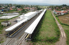 Pembangunan Stasiun, SUmatera Selatan