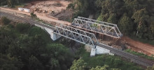 Pembangunan Jembatan Double Track, Sumatera Selatan